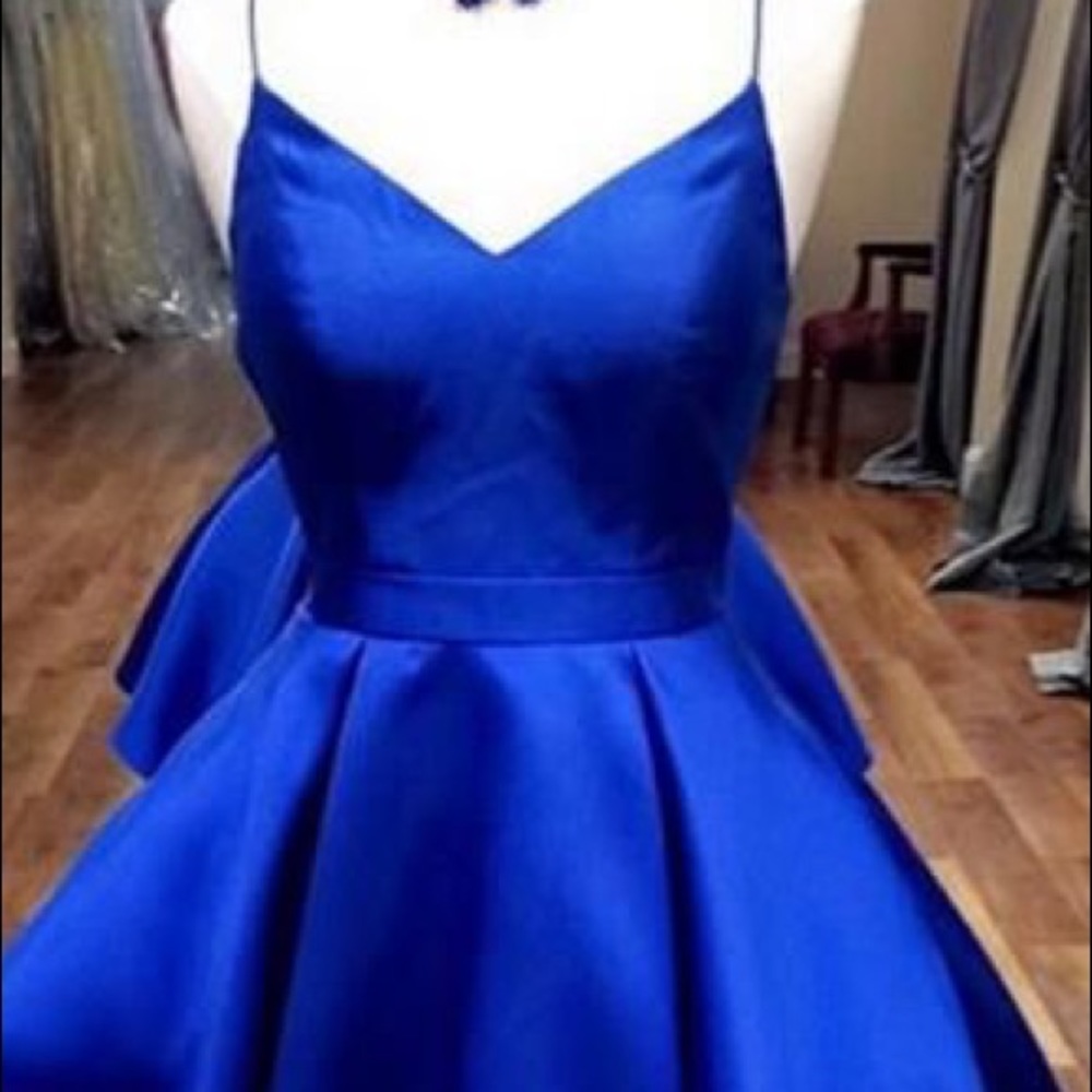 Royal blue homecoming dress